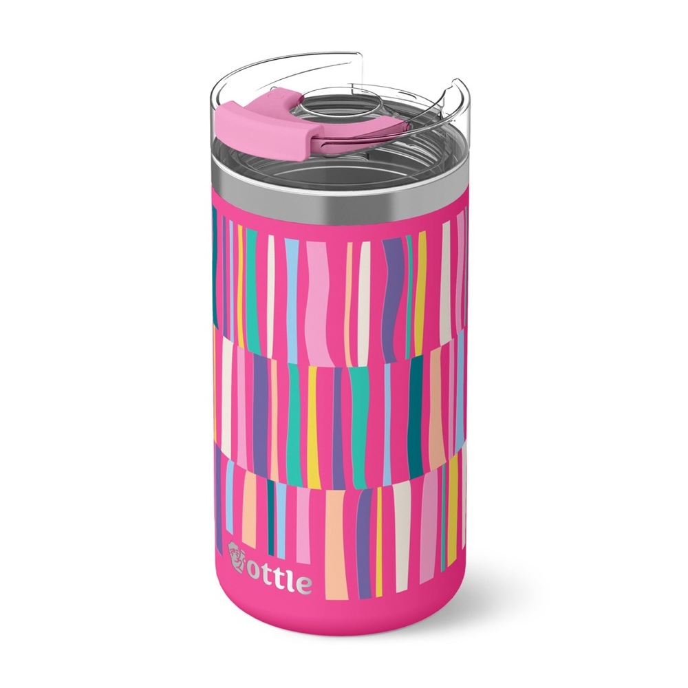 ot t le Pink Stripe Insulated Tumbler